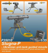 CMK-129-P35010 1/35 CMK Stugna-P - Ukrainian anti-tank guided missile  129-P35010 MMD Squadron