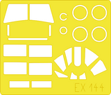 EDUEX144 1/48 Eduard Mask P-40N for Eduard/Mauve EX144 MMD Squadron