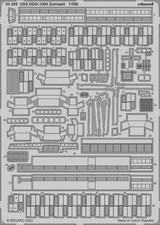 EDU53288 1/350 Eduard USS DDG-1000 Zumwalt for Snowman Models / Takom 53288 MMD Squadron