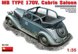 MIN35103 1/35 Miniart MB TYPE 170V  Cabrio Saloon  MMD Squadron