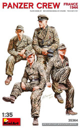 MIN35364 1/35 Miniart Panzer Crew. France 1944  MMD Squadron