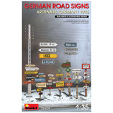 MIN35609 1/35 Miniart German Road Signs WW2 (Ardennes, Germany 1945)  MMD Squadron