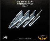 FLN-48-8105 1/48 Flying Leathernecks F/A-18A/A+ Tail Stiffening Plates  MMD Squadron FLN-48-8105 1/48 Flying Leathernecks F/A-18A/A+ Tail Stiffening Plates  MMD Squadron