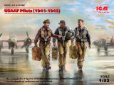 ICM32104 1/32 ICM USAAF Pilots (1941-1945) (3 figures)  MMD Squadron