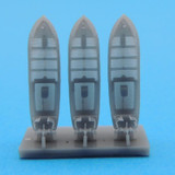 BCM-AC700021d 1/700 Black Cat Models 30 Motor Launch (x3)  MMD Squadron