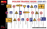MIN35664 1/35 Miniart Polish Traffic Signs 1930-40’s  MMD Squadron