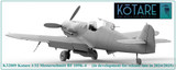 KOTK32009 1/32 Kotare Messerschmitt Bf 109K-4 (Early) Plastic Model Kit  MMD Squadron