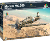 ITL552767 1/48 Italeri MACCHI MC.200 SERIES XX Plastic Model Kit  MMD Squadron