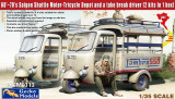 GEK-35GM0113 1/35 Gecko Models 60s & 70s Saigon Shuttle Motor-Tricycle Depot & Driver -   MMD Squadron