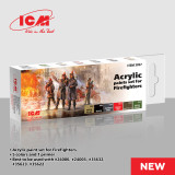 ICM3057 ICM Models - Acrylic paint set for Firefighters  MMD Squadron