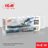 ICM3060 ICM Models - Acrylic paint set for WWII Royal Navy  MMD Squadron
