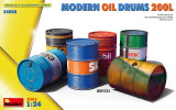 MIN24008 1/24 Miniart Modern Oil Drums 200L - MMD Squadron