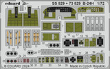 EDUSS829 1/72 Eduard B-24H Zoom Set for AIRFIX  MMD Squadron