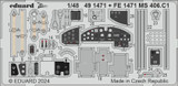 EDUFE1471 1/48 Eduard MS 406.C1 Zoom set for DORA WINGS for DORA WINGS  MMD Squadron