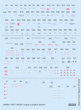 EDUD48061 1/48 Eduard Mi-24V stencils Russian & English for ZVEZDA D48061 MMD Squadron