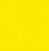 EDUEX435 1/48 Eduard Paint Mask for HOBBY BOSS A-6E EX435 MMD Squadron