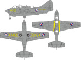 EDUEX1018 1/48 Eduard Paint Mask for AIRFIX Gannet AS.1/AS.4 national & a/c marking  EX1018 MMD Squadron