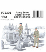 CMK-129-F72390 1/72 CMK Army Zetor tractor driver and mechanic  MMD Squadron