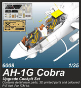 CMK-129-6008 1/35 CMK AH-1G Cobra Upgrade Cockpit Setfor ICM kits  MMD Squadron
