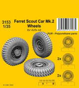 CMK-129-3153 1/35 CMK Ferret Scout Car Mk.2 Wheelsfor Airfix kits  MMD Squadron
