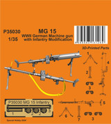CMK-129-P35030 1/35 CMK MG 15 Machine Gun with Infantry Modification  MMD Squadron