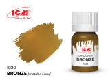 ICM1020 ICM Acrylic Paint - Bronze 12ml Bottle 1020 MMD Squadron