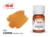 ICM1021 ICM Acrylic Paint - Copper 12ml Bottle 1021 MMD Squadron