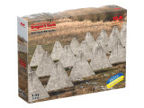 ICM35746 1/35 ICM Dragon's Teeth Anti-tank Obstacles - PREORDER  MMD Squadron