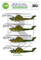 ASKD32012 1/32 Art Scale Bell AH-1G Cobra 11th Aviation Helicopter Cavalry  MMD Squadron