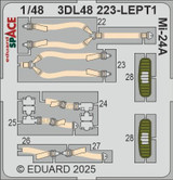 EDU3DL48223 1/48 Eduard Mi-24A SPACE SPACE for TRUMPETER kit  MMD Squadron EDU3DL48223 1/48 Eduard Mi-24A SPACE SPACE for TRUMPETER kit  MMD Squadron