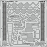 EDU491517 1/48 Eduard MH-60L Photo etched set for ICM kit  MMD Squadron EDU491517 1/48 Eduard MH-60L Photo etched set for ICM kit  MMD Squadron