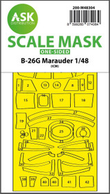 ASKM48304 1/48 Artscale  B-26G Marauder one-sided express fit mask for ICM  MMD Squadron
