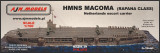 AJM700049 1/700 AJM Models HMNS Macoma (Rapana Class) - Netherlands Escort Carrier  MMD Squadron