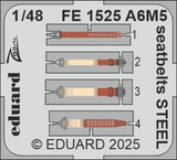 EDUFE1525 1/48 Eduard A6M5 seatbelts STEEL Zoom set for EDUARD kit  MMD Squadron EDUFE1525 1/48 Eduard A6M5 seatbelts STEEL Zoom set for EDUARD kit  MMD Squadron