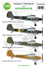 ASKD32093 1/32 Artscale  Fieseler Fi 156C Storch part 2 - gen. Eisenhover and Lybia, East Front  MMD Squadron ASKD32093 1/32 Artscale  Fieseler Fi 156C Storch part 2 - gen. Eisenhover and Lybia, East Front  MMD Squadron