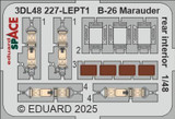 EDU3DL48227 1/48 Eduard B-26 Marauder rear interior SPACE SPACE for ICM kit  MMD Squadron EDU3DL48227 1/48 Eduard B-26 Marauder rear interior SPACE SPACE for ICM kit  MMD Squadron