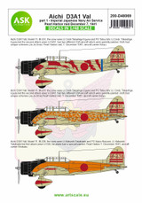 ASKD48069 1/48 Artscale  Aichi D3A1 Val part 1 - Pearl harbor raid, 7. December 1941  MMD Squadron ASKD48069 1/48 Artscale  Aichi D3A1 Val part 1 - Pearl harbor raid, 7. December 1941  MMD Squadron
