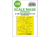 ASKM72100 1/72 Art Scale  A-10C Thunderbolt II double-sided fit express mask for GWH  MMD Squadron ASKM72100 1/72 Art Scale  A-10C Thunderbolt II double-sided fit express mask for GWH  MMD Squadron