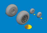 EDU6481134 1/48 Eduard P-40N wheels diamond tread  MMD Squadron EDU6481134 1/48 Eduard P-40N wheels diamond tread  MMD Squadron