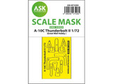 ASKM72099 1/72 Art Scale  A-10C Thunderbolt II one-sided fit express mask for GWH  MMD Squadron ASKM72099 1/72 Art Scale  A-10C Thunderbolt II one-sided fit express mask for GWH  MMD Squadron
