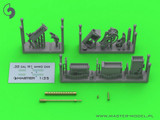 MAS-GM-35-087 1/35 Master Model Browning M1919 A4 .30 cal (7,62mm) - with anti-aircraft M20 mount (used e.g. on M3 Stuart) or D7431 cradle (e.g. M3 Scout Car)  MMD Squadron