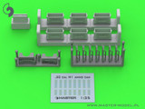 MAS-GM-35-090 1/35 Master Model M1 ammunition cans for Browning M1919 (6 pcs) - OPENED  MMD Squadron