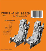 CMK-129-P48028 1/48 CMK F-16D Seats / for Kinetic kits  129-P48028 MMD Squadron