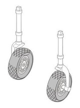 CMK-129-Q72032 1/72 CMK P-51D Mustang wheels - for TAM  129-Q72032 MMD Squadron