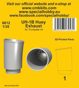 CMK-129-6012 1/35 CMK UH-1B Huey Exhaust / for Trumpeter kit  129-6012 MMD Squadron