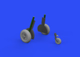 EDU632155 1/32 Eduard Bf 108 wheels spoked  632155 MMD Squadron EDU632155 1/32 Eduard Bf 108 wheels spoked  632155 MMD Squadron