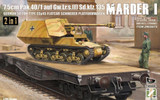 ZIM35075 1/35 Zimi Model 7.5cm Pak.40/1 MARDER I & Flatcar - PREORDER ZIM35124 MMD Squadron ZIM35075 1/35 Zimi Model 7.5cm Pak.40/1 MARDER I & Flatcar - PREORDER ZIM35124 MMD Squadron