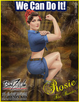 BOW6003sp 1/6 Birdz of War Rosie The Riveter Pinup Figure Kit Roberto Von Behr Sculpt BOW6001sp MMD Squadron BOW6003sp 1/6 Birdz of War Rosie The Riveter Pinup Figure Kit Roberto Von Behr Sculpt BOW6001sp MMD Squadron