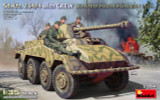 MIN53014 1/35 Miniart Sd.Kfz. 234/4 w/Crew Schwerer Panzerspahwagen 7.5cm - PREORDER MIN37080 MMD Squadron