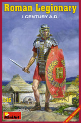 MIN16005 1/16 Miniart Roman Legionary I Century A.D. - PREORDER MIN37080 MMD Squadron